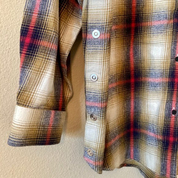 IRO Milay Split-Side Checked Brushed-Cotton Oversized Shirt - Picture 9 of 16